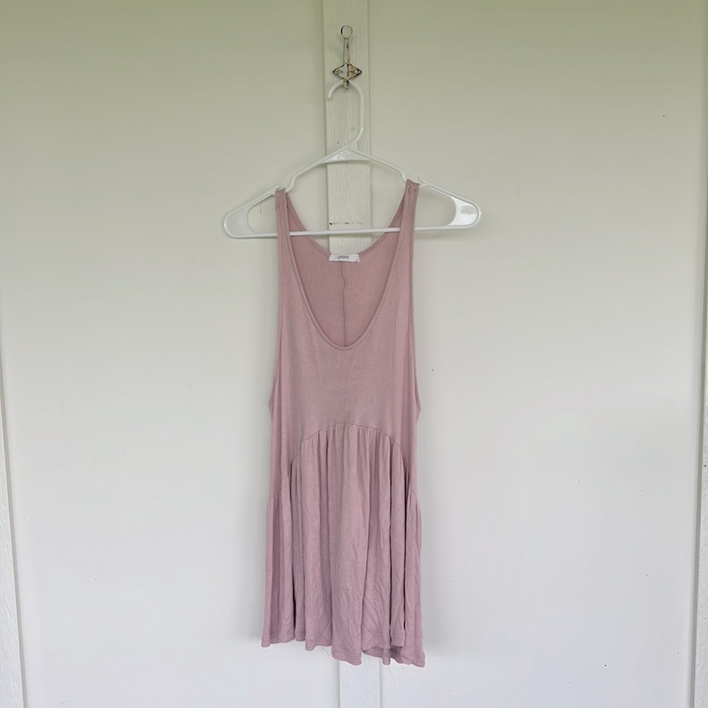 Cherish pink baby doll tank top